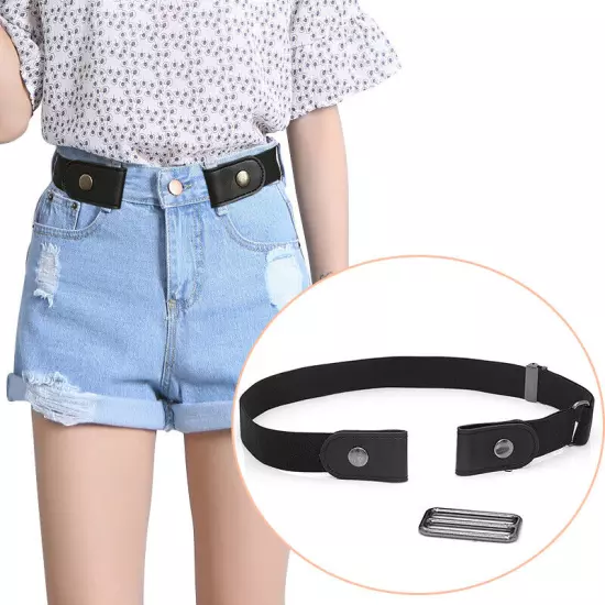 Buckle-free Elastic Invisible Comfortable Women's No Bulge Hassle Belt for Jeans