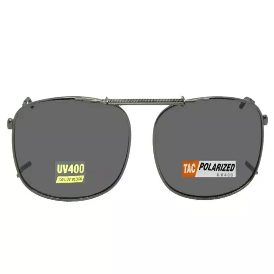 Rectangular Shape Polarized Clip-on Sunglasses