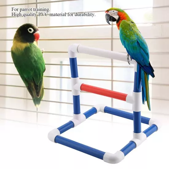 Parrot Stand Perch Rack Bird Play Training Stands Parrots Shower Perches Play...