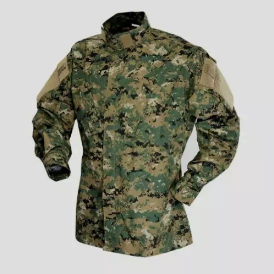 TACTICAL RESPONSE OCP UNIFORM SHIRT WOODLAND DIGITAL CAMOUFLAGE NYCO RIP-STOP 