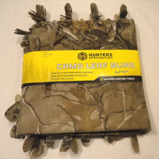 HUNTERS SPECIALTIES, REALTREE XTRA CAMO 54" X 12' LEAF BLIND, NEW FREE SHIP