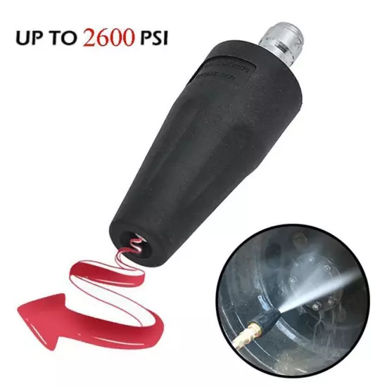 High Pressure Washer Jet Wash Dirt Blaster Rotating Spray Turbo Nozzle Tip T7Z8