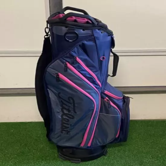 Titleist 14-Way Lightweight Cart Golf Bag Blue/Pink Women's Ladies