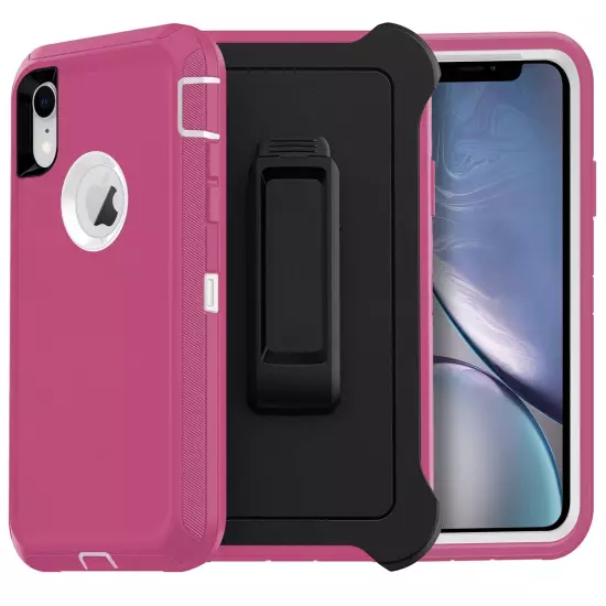 For Apple iPhone XR Xs Max Case Cover Shockproof Series Fits Defender Belt Clip