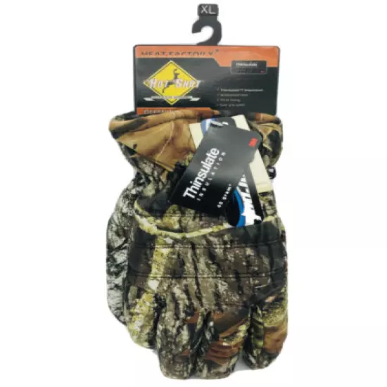 Mossy Oak Thinsulate AP Camo Waterproof Gloves Size X-Large - NWT