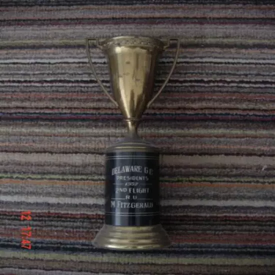 1952 DELAWARE G.C. Presidents Trophy M. Fitzgerald. 