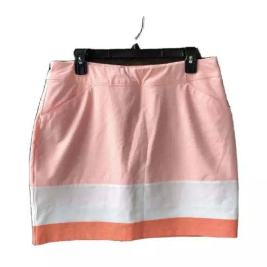 NWT Adidas Ultimate Adiatar Striped Skort Sz M MSRP $75