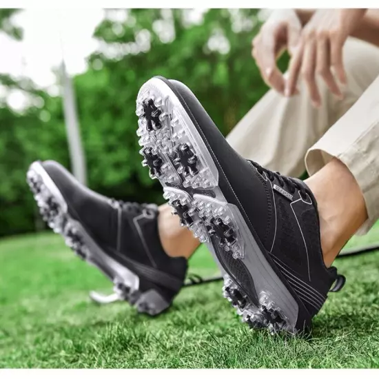 Professional Golf Shoes Spikes Men's Comfortable Outdoor Golfers Walking Shoes