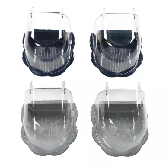 4pcs Pigeon Feeder Large Capacity Plastic Bird Feeder Hanging Box For Pigeons