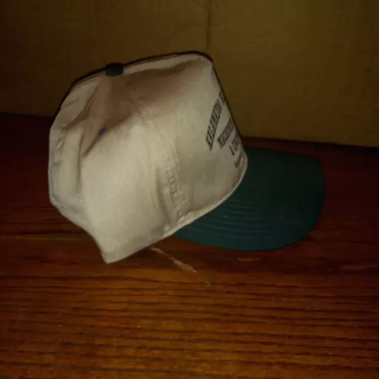 Kalamazoo Valley Antique Machinery Engine Club Cap Hat Trucker Tan Green