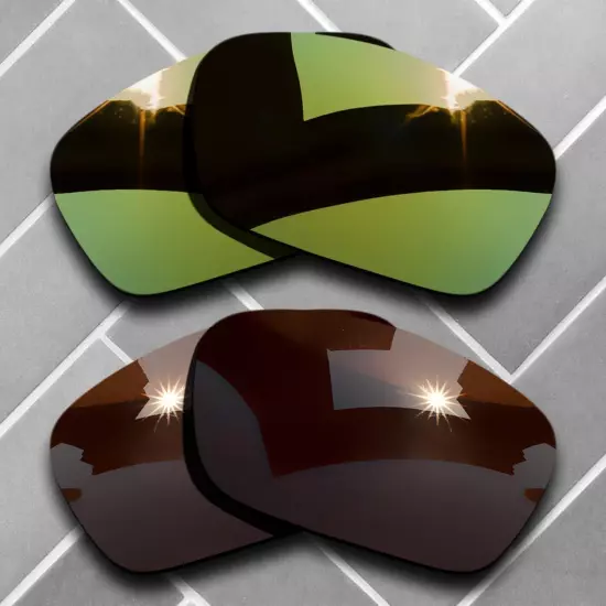 Polarized Replacement lenses for-Oakley Fuel Cell OO9096 Anti-Scratch Choices US