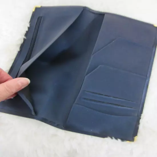 Seabourn Travel Wallet Passport Document Portfolio Organizer Navy Nylon