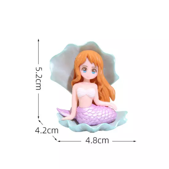 Aquarium Ornament Mermaid Resin Ornament Creative Cartoon Aquarium Decoration Sn