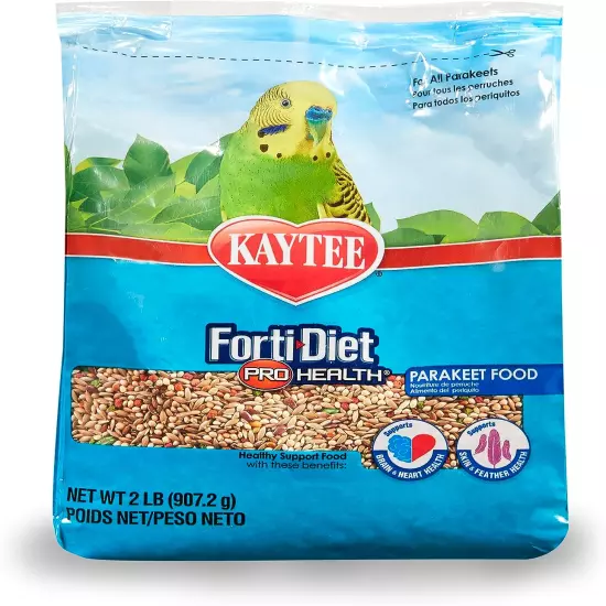 Kaytee Forti-Diet Pro Health Parakeet Food 2Lb