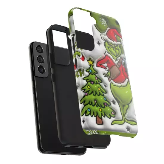 Grinch Tough Phone Cases Samsung S20 S21 S22 S23 Iphone 15 14 13 12 11