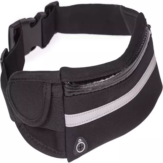 Travel Belt Money Waist Pack - Hidden Waterproof anti Theft Security Pouch 