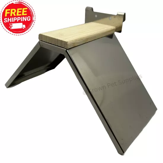 Stainless Steel Perches Birds Stand Rest V Shape For Pigeons and Birds