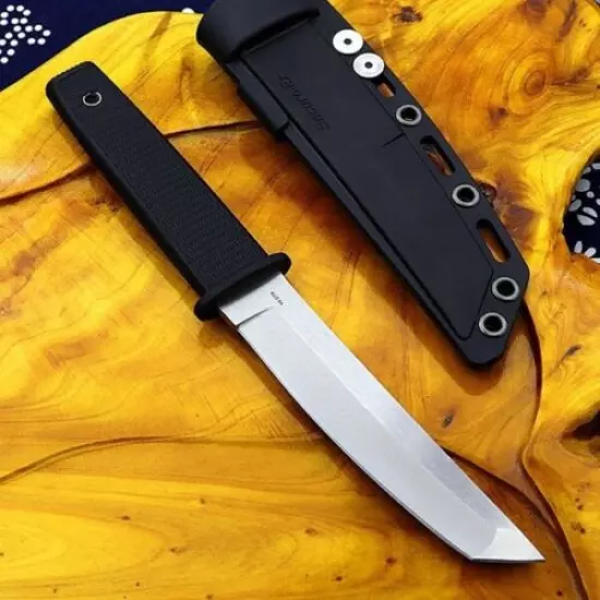 High Hardness Katana Fixed Blade Tactical Hunting Knife AUS 8A Steel Knife Kydex