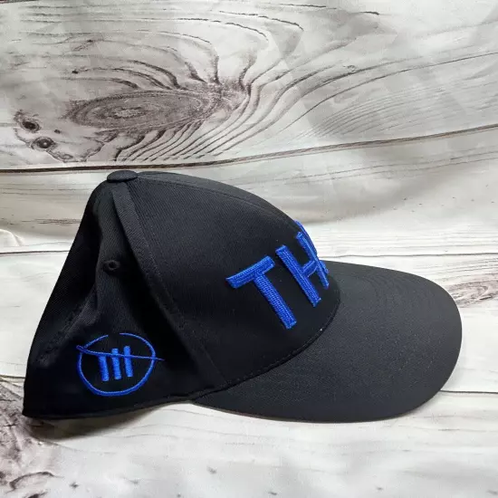 NEW G/Fore Hat Mens Snapback "TH99" Black Blue Flexfit One Ten 1.10 Adjustable