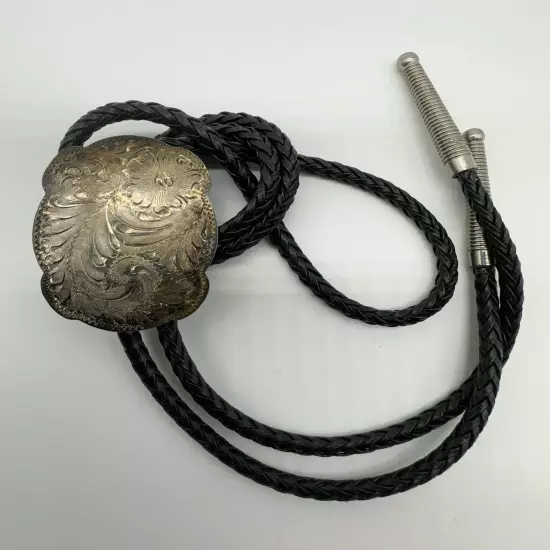 VTG Diablo Mfg. Co. Sterling Silver Bolo Tie 28.2g #yfw