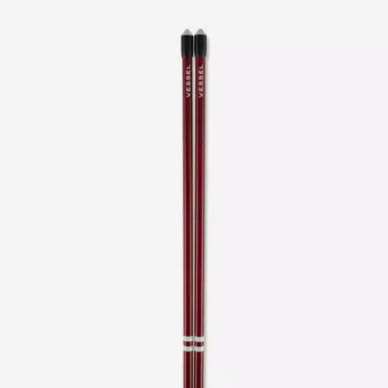 AUTHENTIC Vessel Golf Carbon Fiber Alignment Stick 36in Red 2 Set Training 