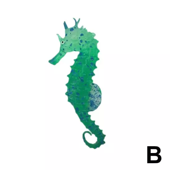 Simulation Luminous Seahorse Fish Tank Decoration Fish Tank Ornament Decoration.