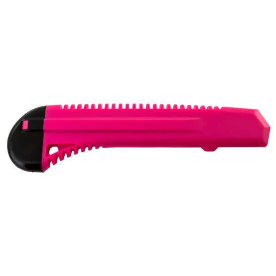 100x Bulk Utility Knife Box Cutters Snap Off Blade Neon Pink