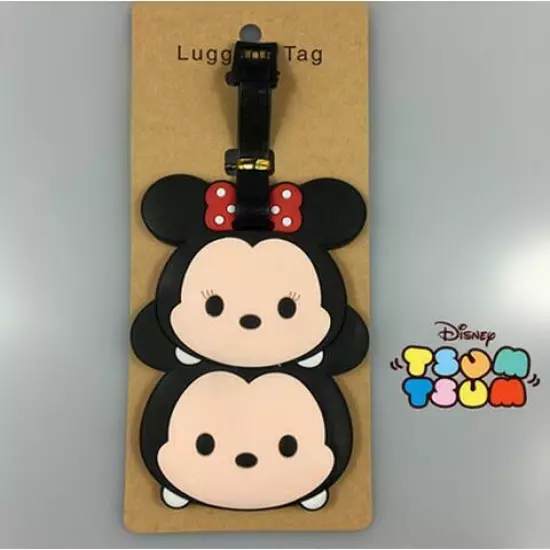 160 Styles New Disney Mickey Stitch PVC Baggage Backpack Suitcase Luggage Tags