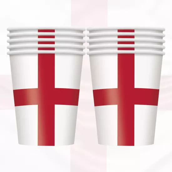 Vending Cups Disposable England Flag Theme Paper Cups For Cold Drinks Party Cups