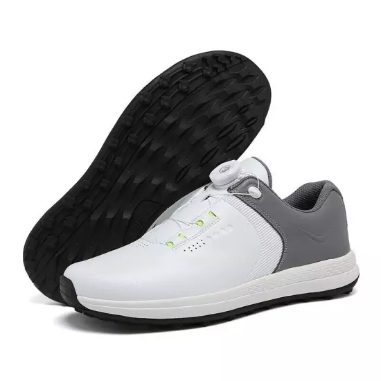 Waterproof Golf Shoes Men's Golf Sneakers Anti Slip Walking Shoes Big Size 40-47