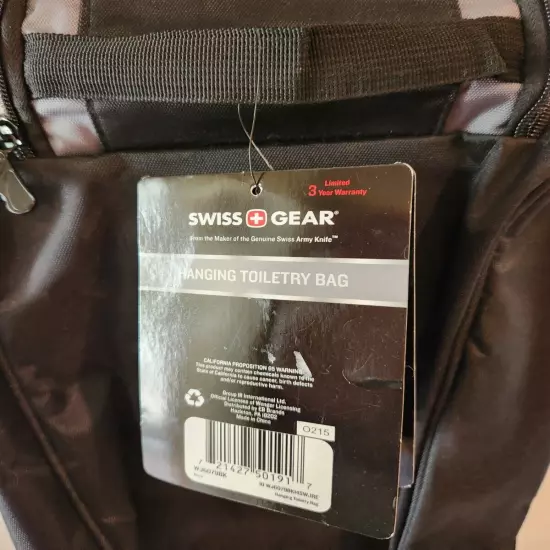 New SWISS GEAR Travel Hanging Toiletry Bag-NWT