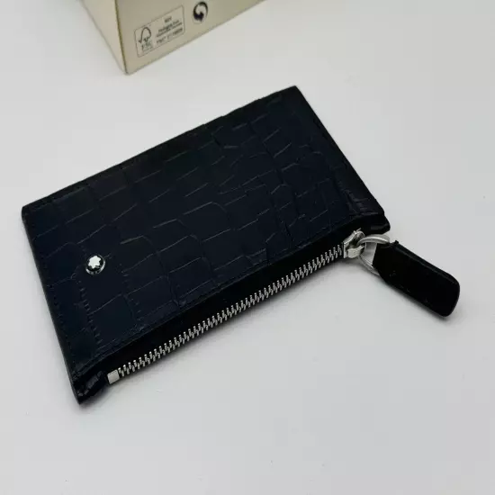 MONTBLANC SELECTION BLACK 5CC CARD HOLDER WALLET POUCH NEW 100% GENUINE RP $395