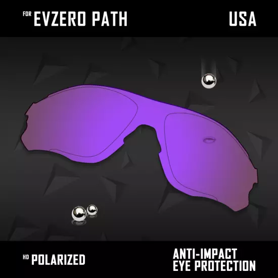 Anti Scratch Polarized Replacement Lenses for-Oakley EVZero Path OO9313 Options