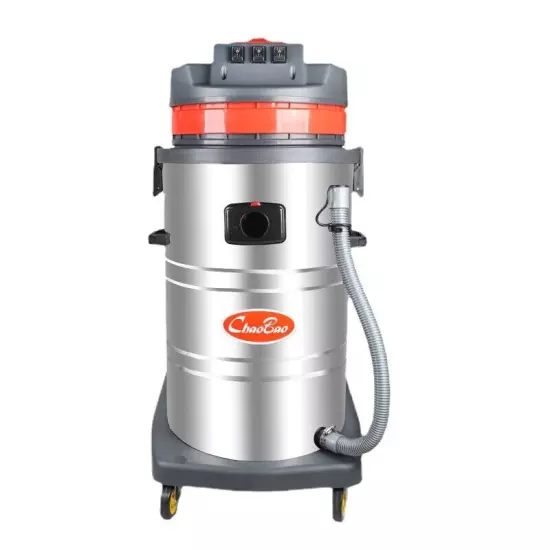 High Quality 3-motor 3000W 80L Wet Dry Industrial Vacuum Cleaner with EU Plug