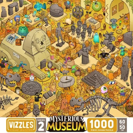 Vizzles #2 | Mysterious Museum 1000pc Jigsaw Puzzle With A Hidden Ending