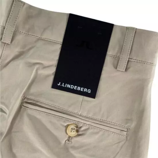 NEW J. Lindeberg Women's Klara Micro Stretch Tour Golf Shorts Khaki • Size 28