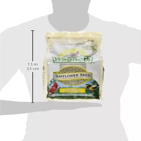 57075 Safflower Seed Wild Bird Food, 5 Pound (Pack of 1)