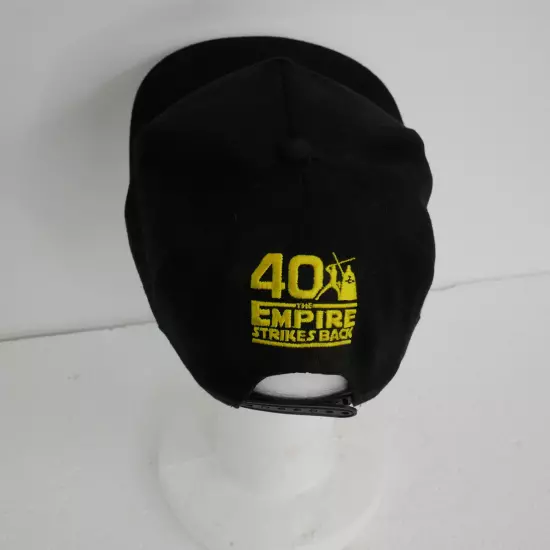 The Empire Strikes Back 40th Anniversary Ball Cap Black Embroidered Snapback