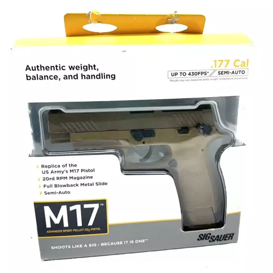 SIG SAUER M17 .177CAL CO2 AIRSOFT PISTOL! (CMP096451)