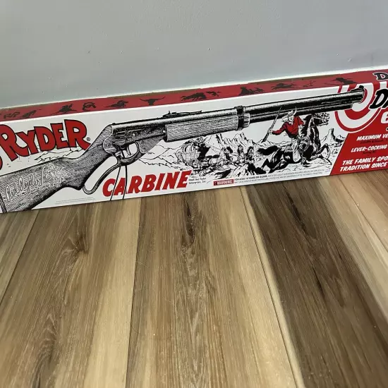 Daisy Red Ryder Carbine Lever Spring 350 FPS .177 Cal Wood Stock BB Gun Rifle