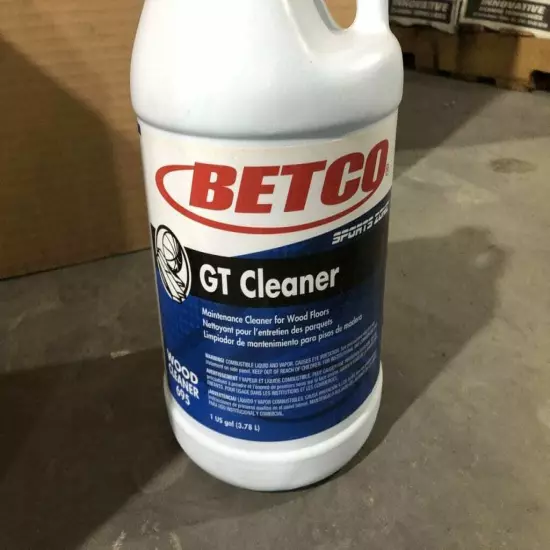 BETCO 69504-00 GT Cleaner Wood Floor Maintenance Cleaner ; 1 Gal -NIB of 4