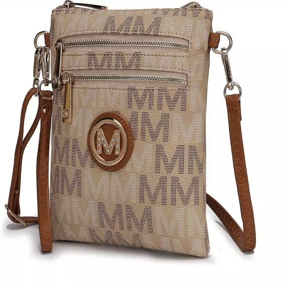 nWT MKF Collection Valerie Signature M Crossbody Bag. MU6355