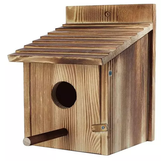 Outdoor Wooden Bird House Outdoor Hanging or Wall Mounted Bird House M4L27323