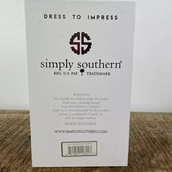 Simply Southern Turtle Sparkle Camo Phone Case for iPhone XS Max New in Package