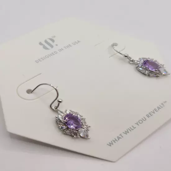 RBP7712 Bomb Party Tantalizing Looks Lab Created Light Amethyst Earrings