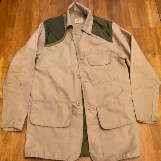 Saftbak Bird Game Pheasant Hunting Jacket Padded Field Mens Size M Beige A10