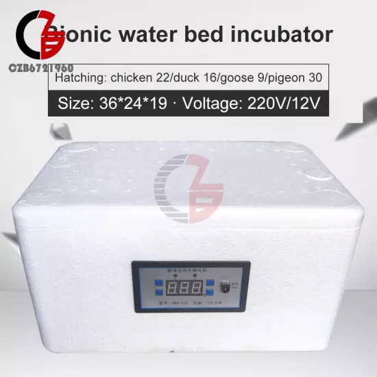 Automatic Temperature Control Egg Incubation Foam Bionic Egg Incubator Tools