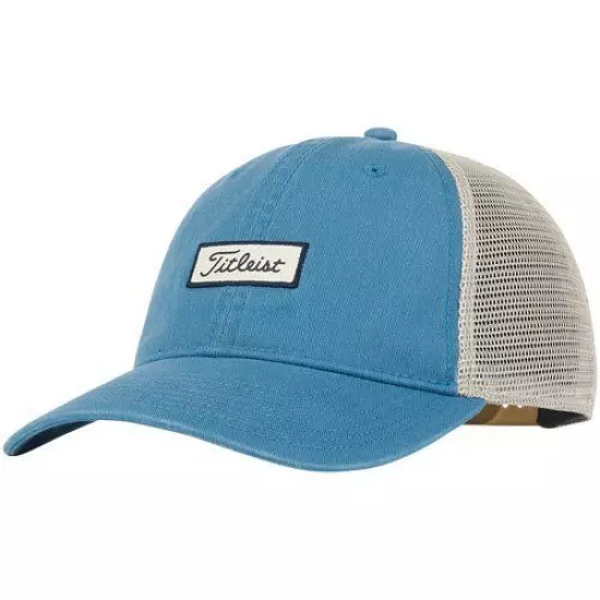 Titleist Charleston Mesh Golf Cap Hat NEW Light Blue