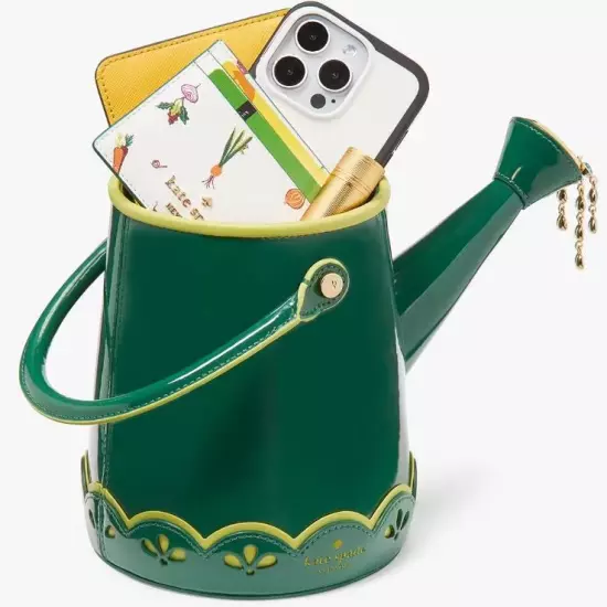 KATE SPADE HARVEST TIME 3D WATERING CAN CROSSBODY W/DUSTBAG KH483 NWT $449