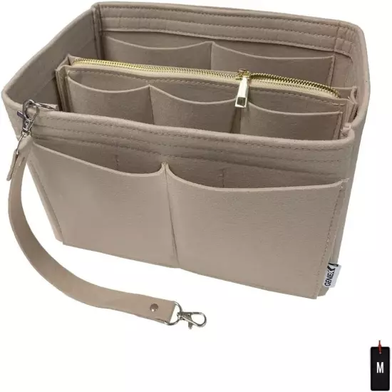 Purse Organizer Insert for Handbags zipper bag detachable Tote Bag Organizer